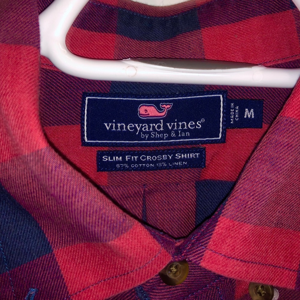 Vineyard Vines Checkered Button Down/Flannel - image 3